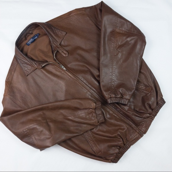 Polo Ralph Lauren Other - POLO BY RALPH LAUREN brown leather jacket